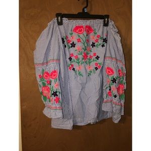 Floral Off the Shoulder